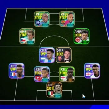 eFootball Accounts Legends & Iconic Players Android|Power 3163|Big Time Gianluigi Buffon '06|Epic Tomas Rosicky,Samuel