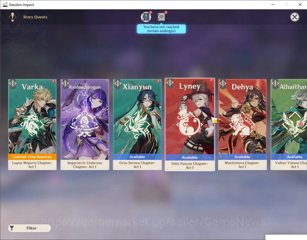 Genshin Impact Accounts Asia|AR 50|2 Limited +4(*5Weapon))|Raiden C5+Sign, image 12