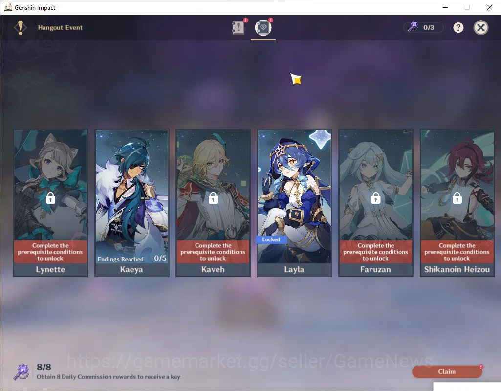 Genshin Impact Accounts Asia|AR 50|2 Limited +4(*5Weapon))|Raiden C5+Sign, image 13