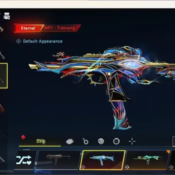 Blood Strike Accounts Collab Skin ASIA |2 Eternal: MP7-Tidesong,D.Eagle |1 Ultra Melee:The iron that strikes happy couples|6