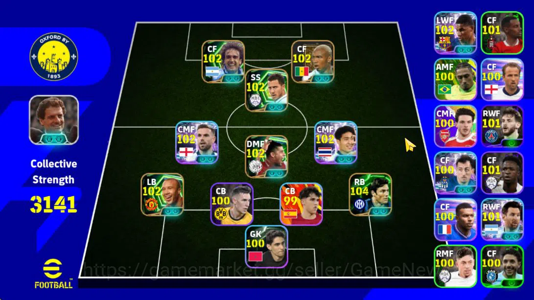 eFootball Accounts Mobile|JavierZanetti,MarcusRashford,JordanHenderso image 1