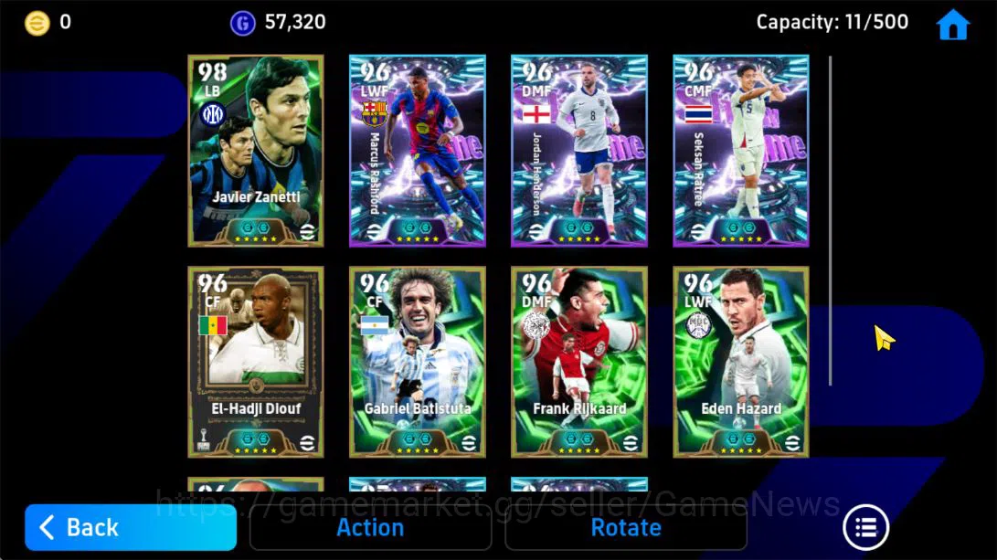 eFootball Accounts Mobile|JavierZanetti,MarcusRashford,JordanHenderso image 4