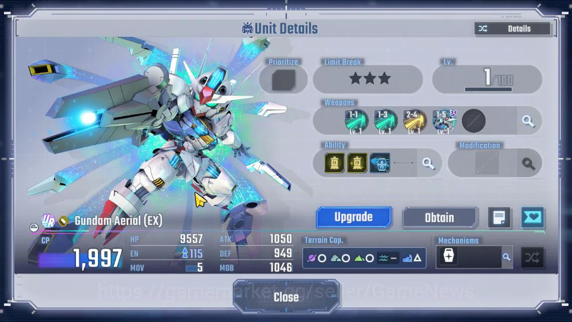 SD Gundam G Generation ETERNAL Accounts [Global] 119K DM|12 UR|Aerial, Narrative A-Pack LB image 10
