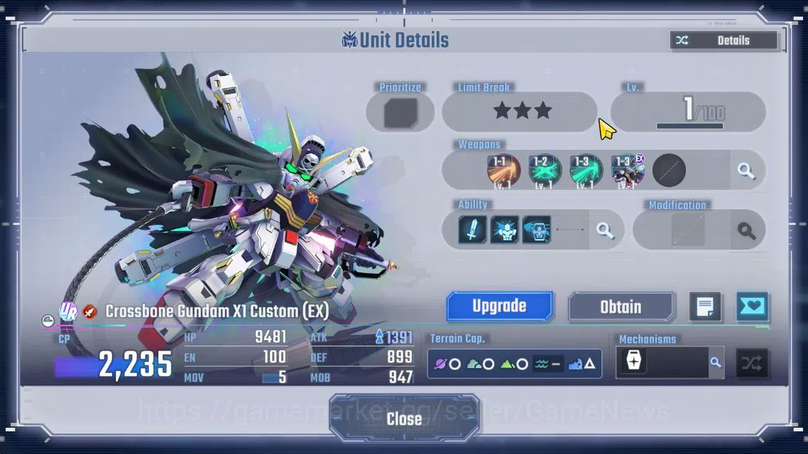 SD Gundam G Generation ETERNAL Accounts [Global] 119K DM|12 UR|Aerial, Narrative A-Pack LB image 11