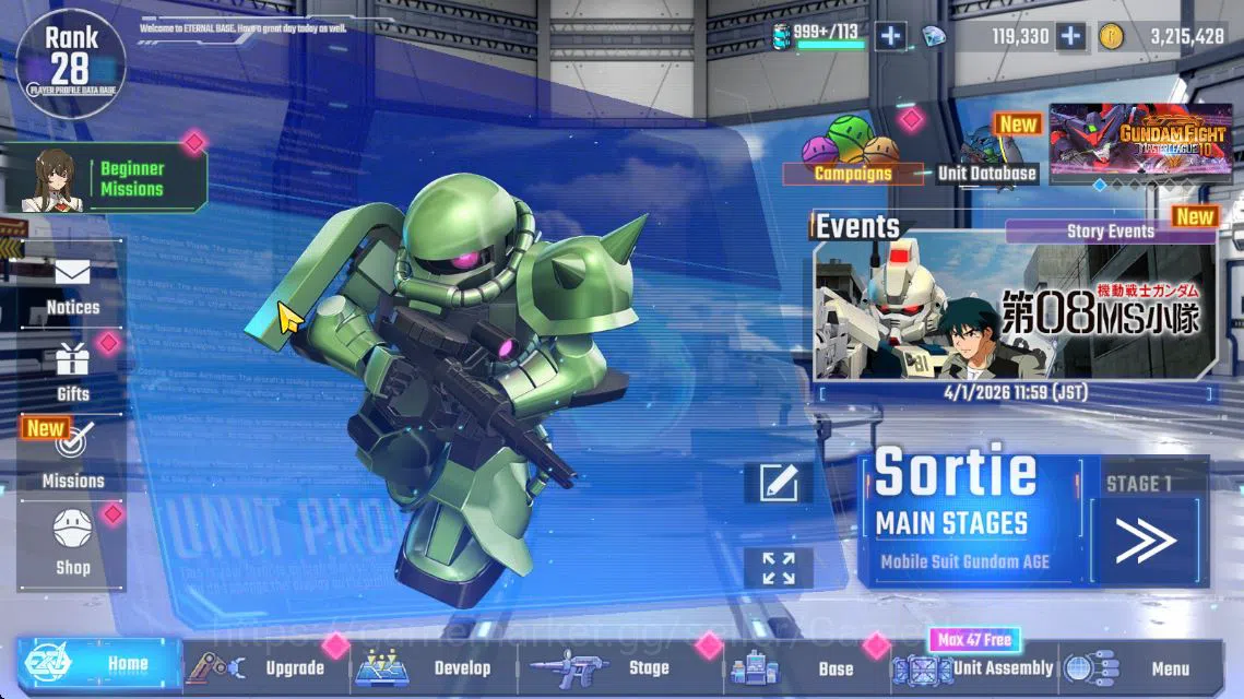 SD Gundam G Generation ETERNAL Accounts [Global] 119K DM|12 UR|Aerial, Narrative A-Pack LB image 4