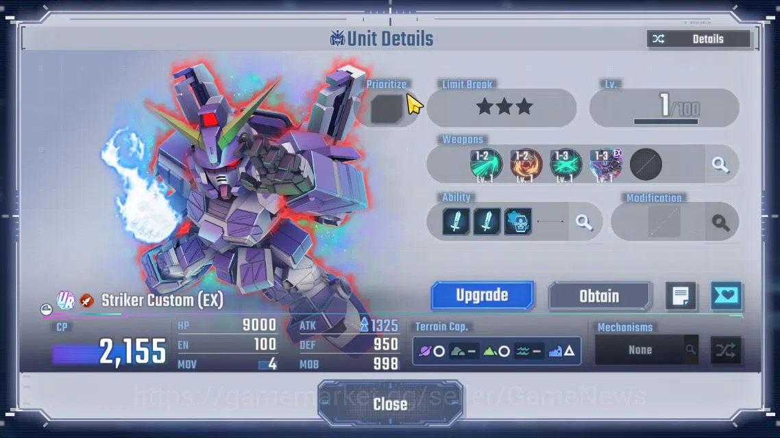 SD Gundam G Generation ETERNAL Accounts [Global] 119K DM|12 UR|Aerial, Narrative A-Pack LB image 7
