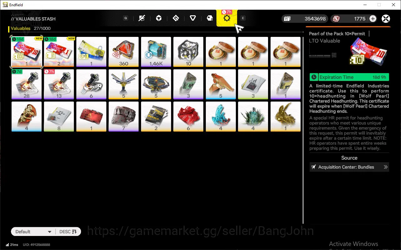 Arknights: Endfield Accounts ASIA | lv 56, ember, Yvonne, last rite, Ardelia, pogra WP 6s 9 more detail check SS AKE134B 16