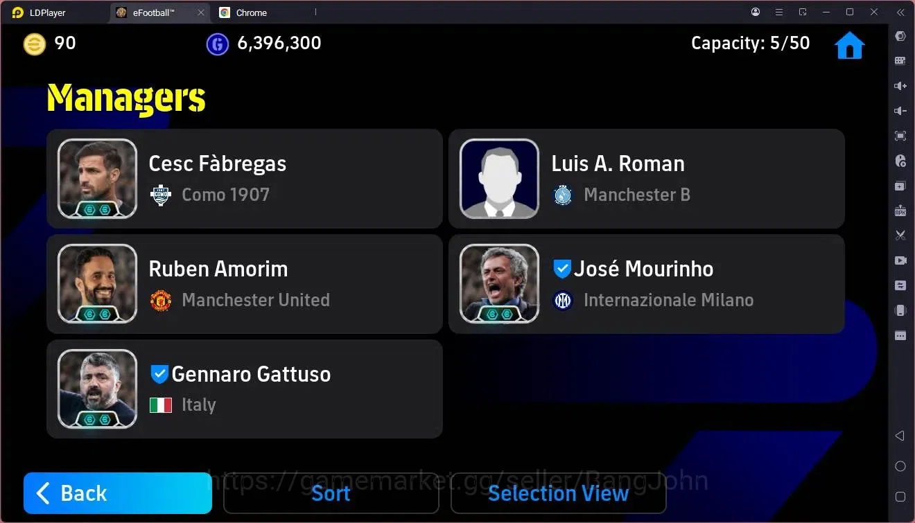 eFootball Accounts Mobile |PW 3234|Bigtime Carlos|Epic Cannavaro,Pepe image 3