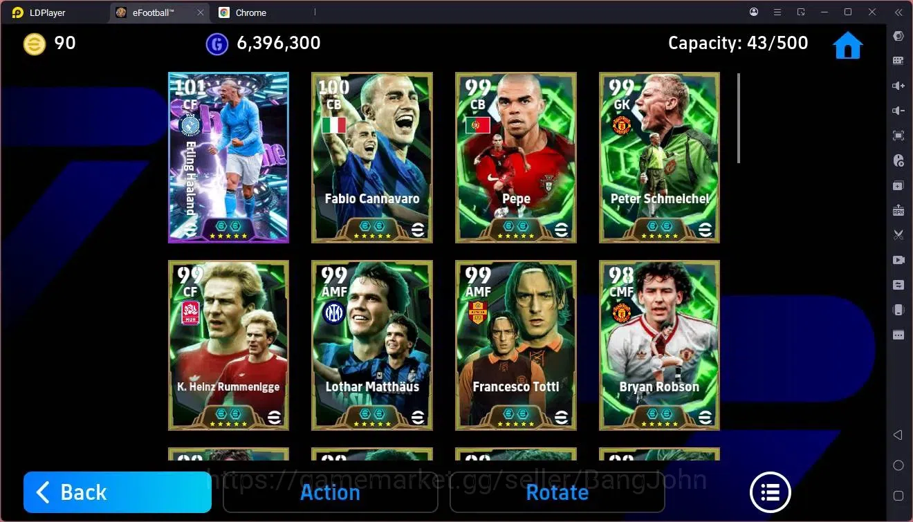 eFootball Accounts Mobile |PW 3234|Bigtime Carlos|Epic Cannavaro,Pepe image 4