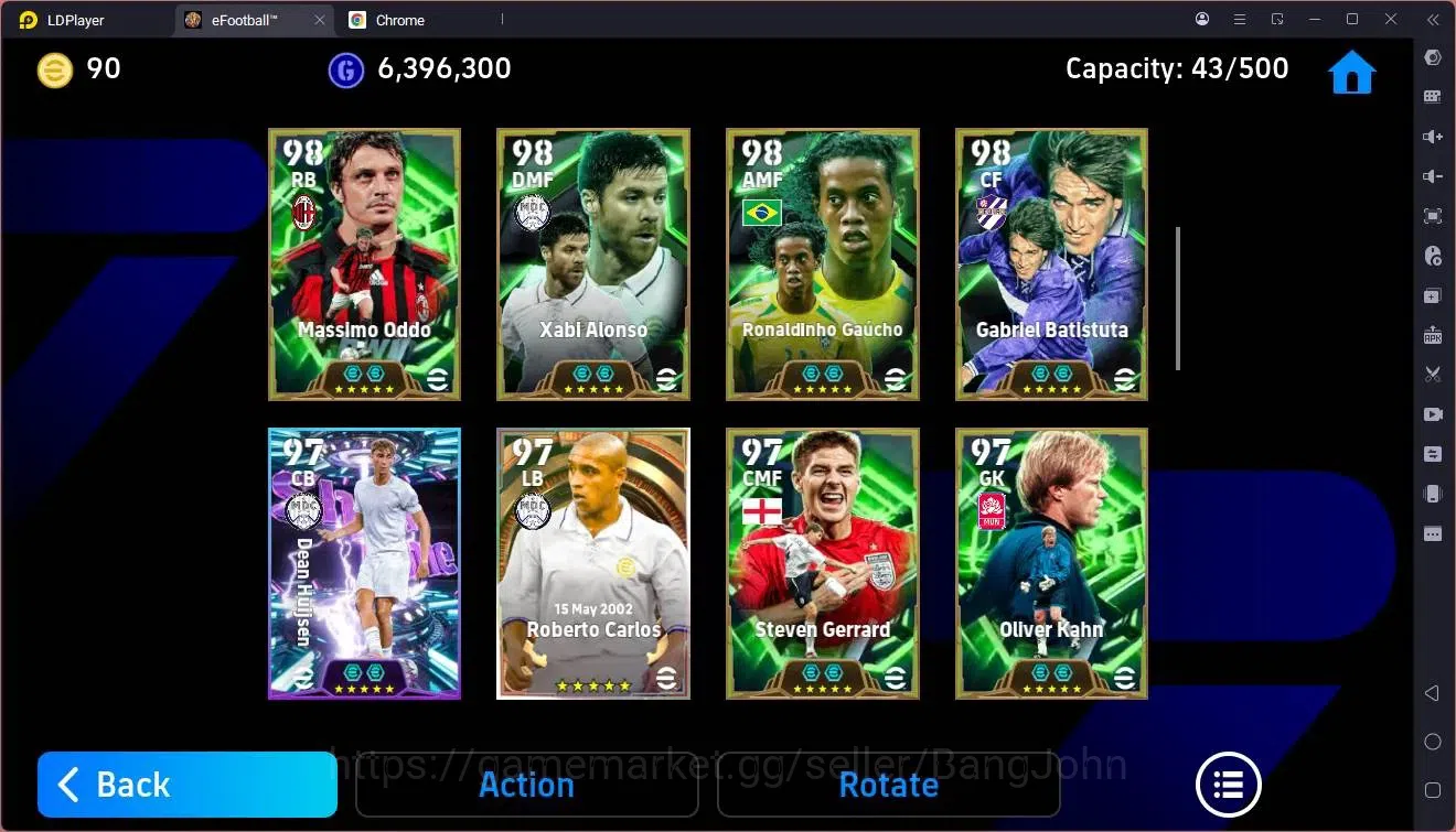eFootball Accounts Mobile |PW 3234|Bigtime Carlos|Epic Cannavaro,Pepe image 5