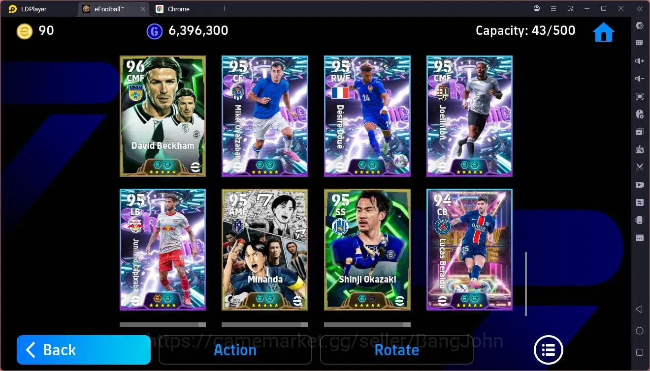 eFootball Accounts Mobile |PW 3234|Bigtime Carlos|Epic Cannavaro,Pepe image 8