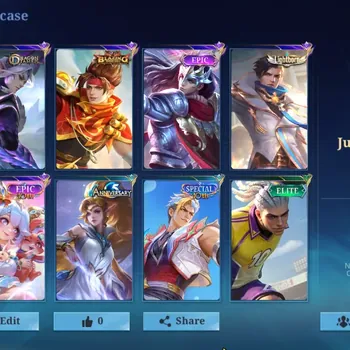 Mobile Legends: Bang Bang Accounts Others GLOBAL|Hero 32|Skin 27|Junior|Lightborn Granger, EPIC Lancelot+Nana DragonT Ling