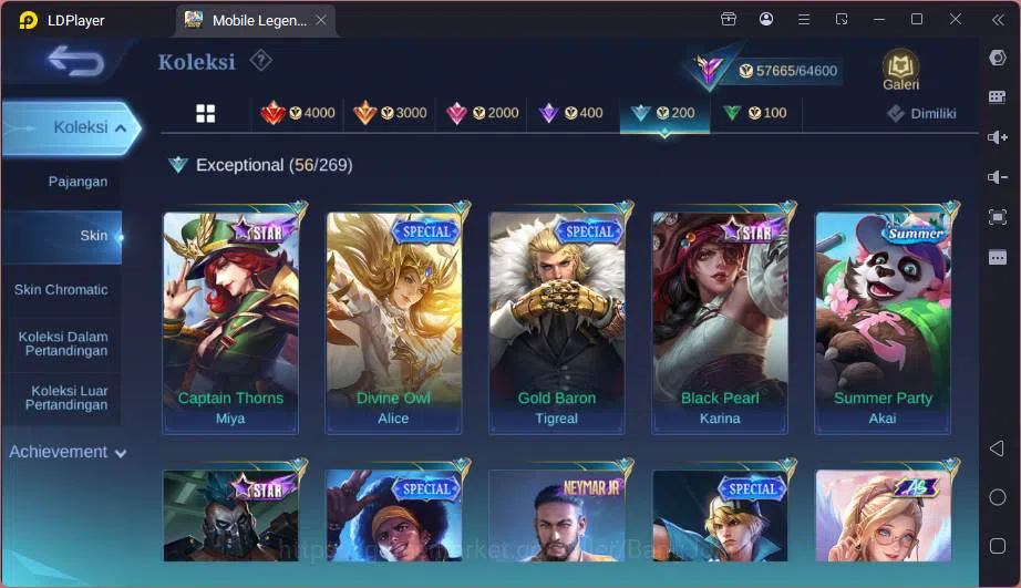 Mobile Legends: Bang Bang Accounts Hero 132|Skin 253|KOF Karina,Sanrio Floryn,Champ L image 11