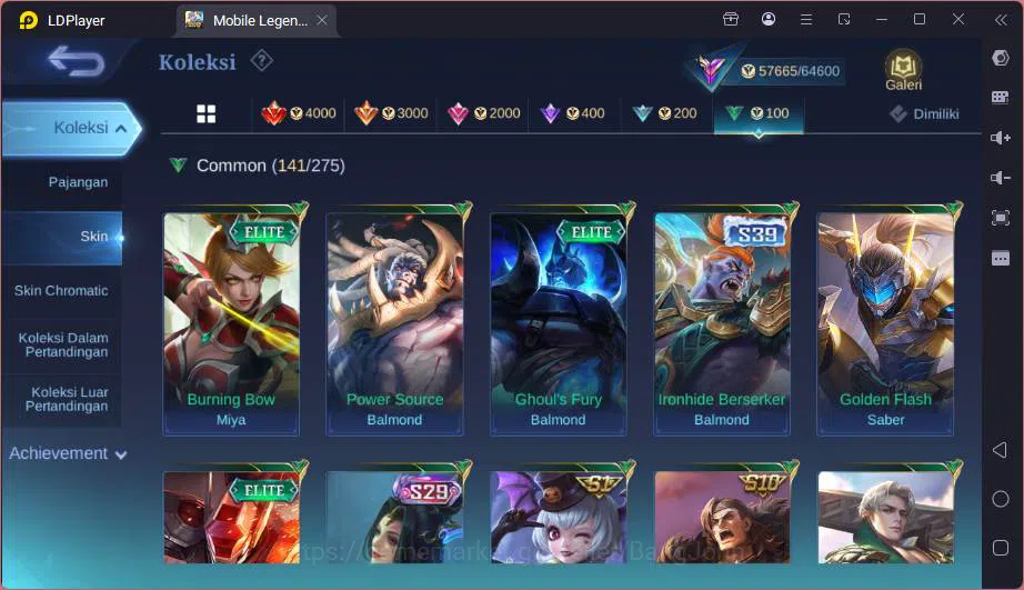 Mobile Legends: Bang Bang Accounts Hero 132|Skin 253|KOF Karina,Sanrio Floryn,Champ L image 12