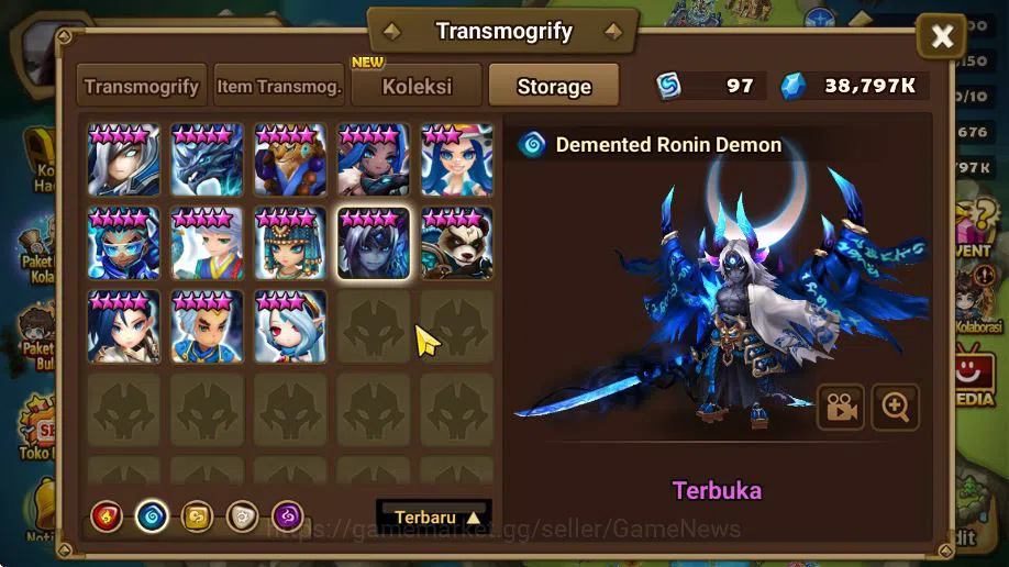 Summoners War: Sky Arena Accounts ASIA WELL ACC | 3 LD Wolyung x Wedjat x Mookwol |1 image 15