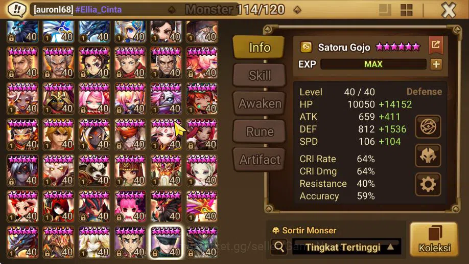 Summoners War: Sky Arena Accounts ASIA WELL ACC | 3 LD Wolyung x Wedjat x Mookwol |1 image 4