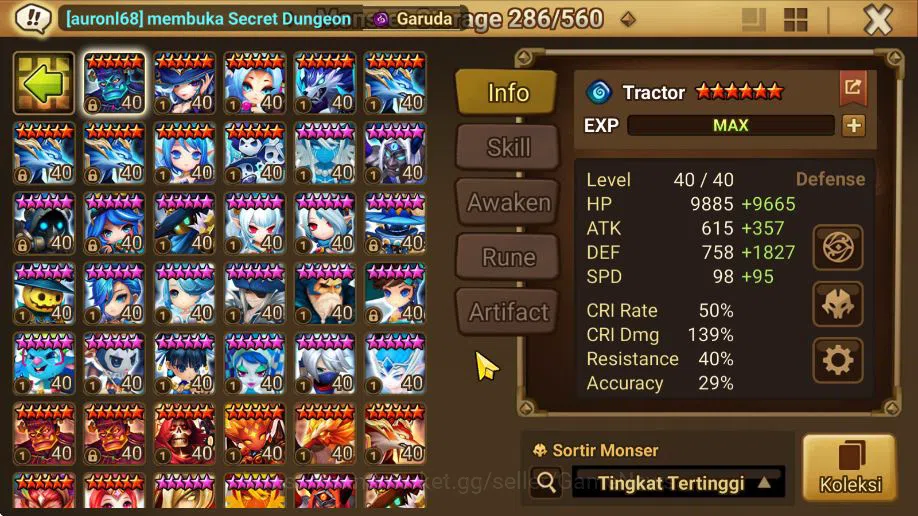 Summoners War: Sky Arena Accounts ASIA WELL ACC | 3 LD Wolyung x Wedjat x Mookwol |1 image 5