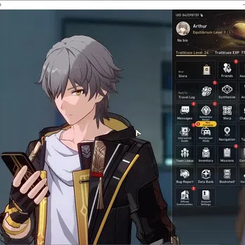 Honkai Star Rail Accounts Others Asia|TL 24|2 Golden Companion|3,6k Jade|3 Limited+2 Standard|Gilgamesh,Danheng PT,Silver