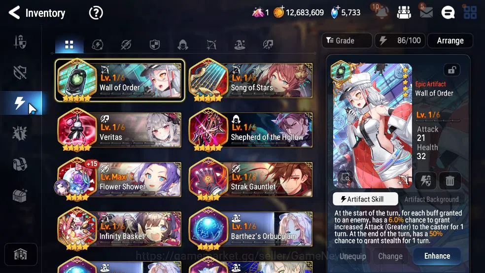 Epic Seven Accounts GLOBAL Unverif|New Era|4 ML (LOT Scales,NM Luna,R  image 14