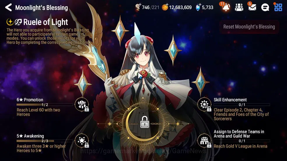 Epic Seven Accounts GLOBAL Unverif|New Era|4 ML (LOT Scales,NM Luna,R  image 5