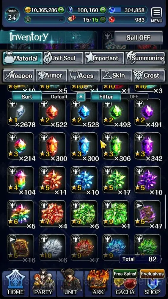 Last Cloudia Accounts GLOBAL|Rank 24|100K Crystal|Collab B Frontier(G Ti image 10