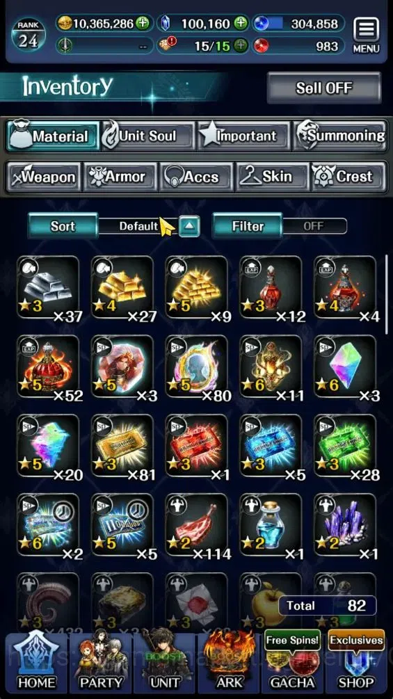 Last Cloudia Accounts GLOBAL|Rank 24|100K Crystal|Collab B Frontier(G Ti image 8