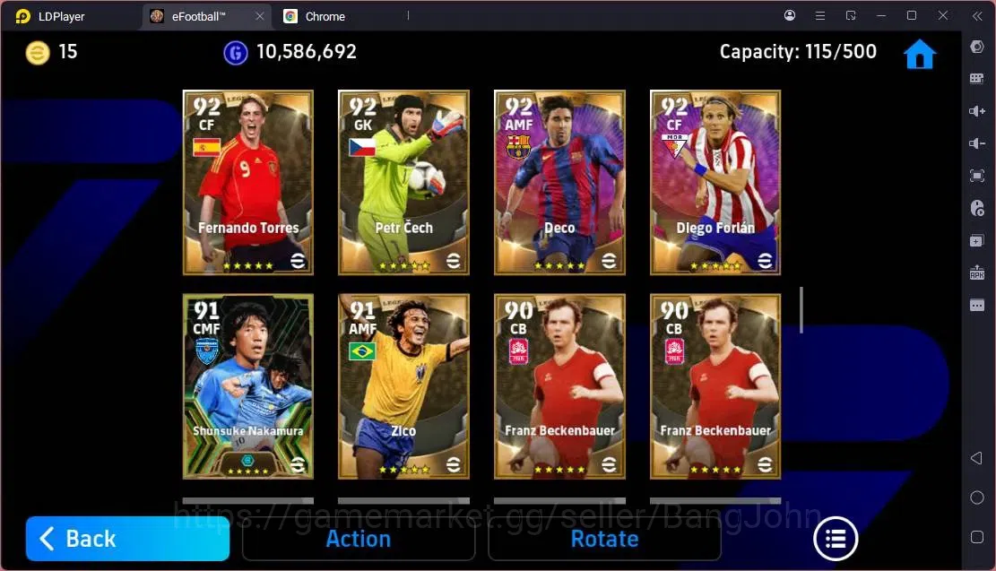 eFootball Accounts Mobile|PW 3198|Legend Messi,Cruyff,Ronaldinho Etc| image 12