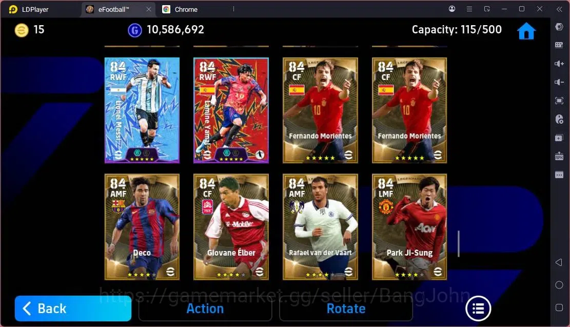 eFootball Accounts Mobile|PW 3198|Legend Messi,Cruyff,Ronaldinho Etc| image 16