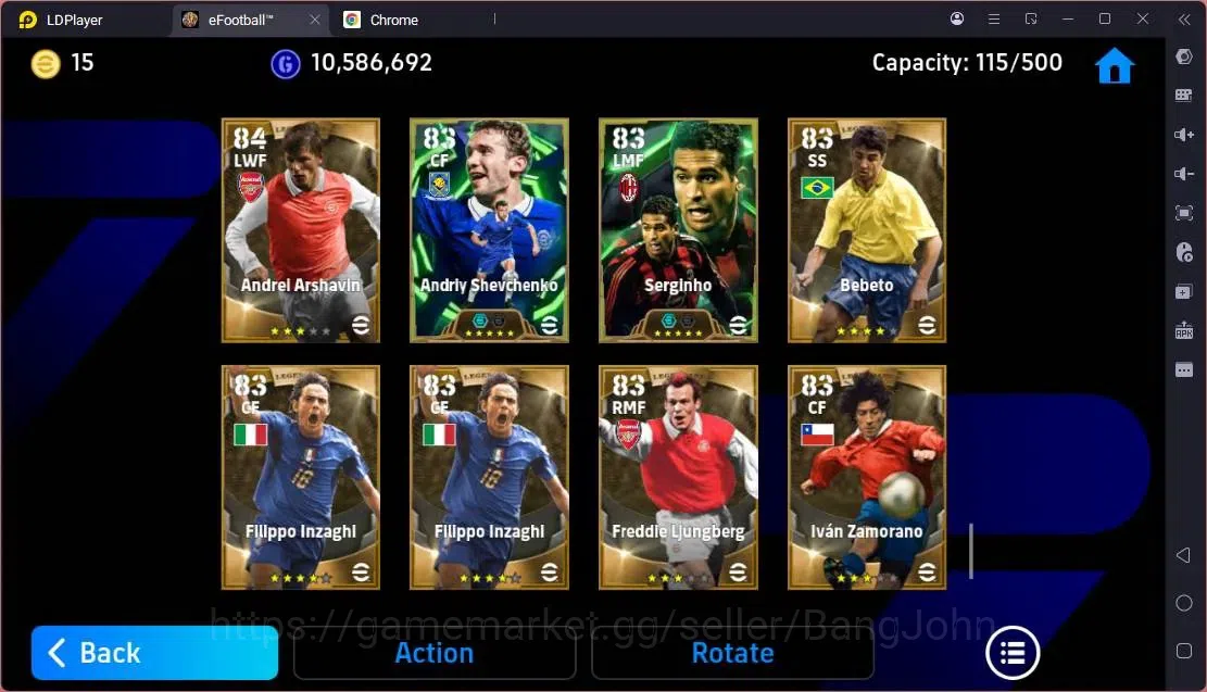 eFootball Accounts Mobile|PW 3198|Legend Messi,Cruyff,Ronaldinho Etc| image 17