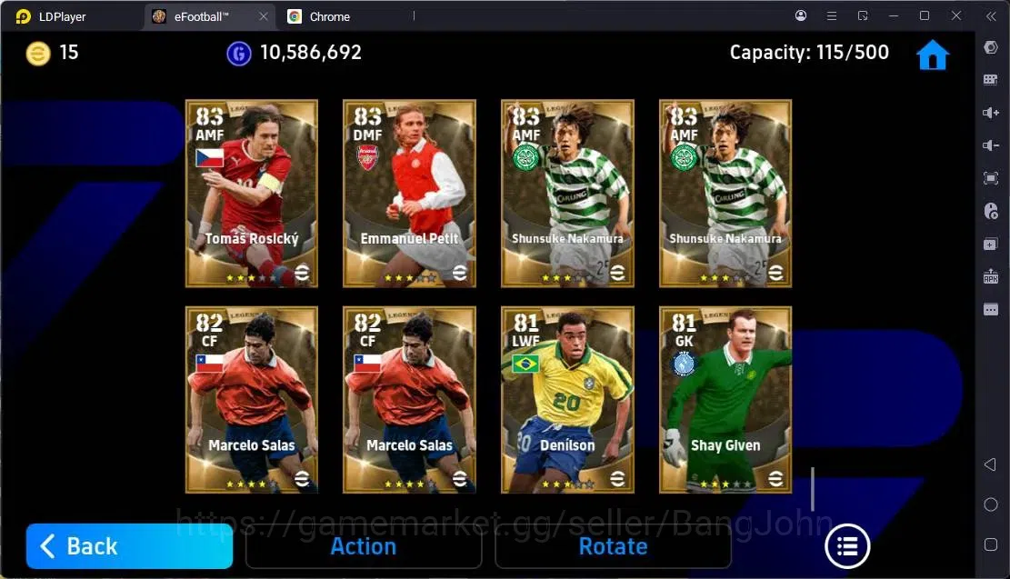 eFootball Accounts Mobile|PW 3198|Legend Messi,Cruyff,Ronaldinho Etc| image 18