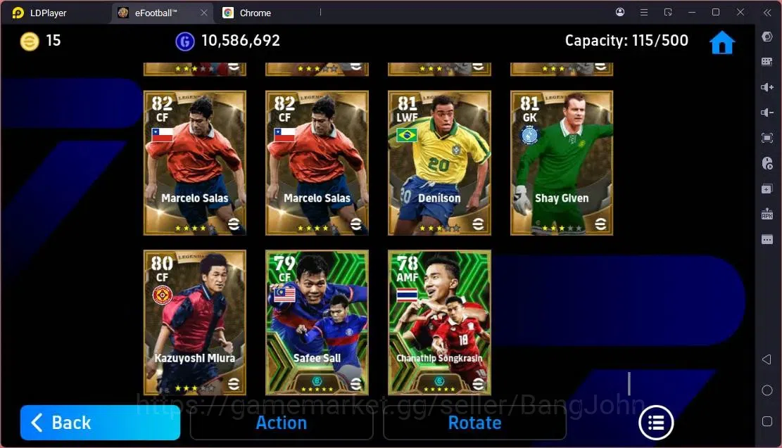 eFootball Accounts Mobile|PW 3198|Legend Messi,Cruyff,Ronaldinho Etc| image 19