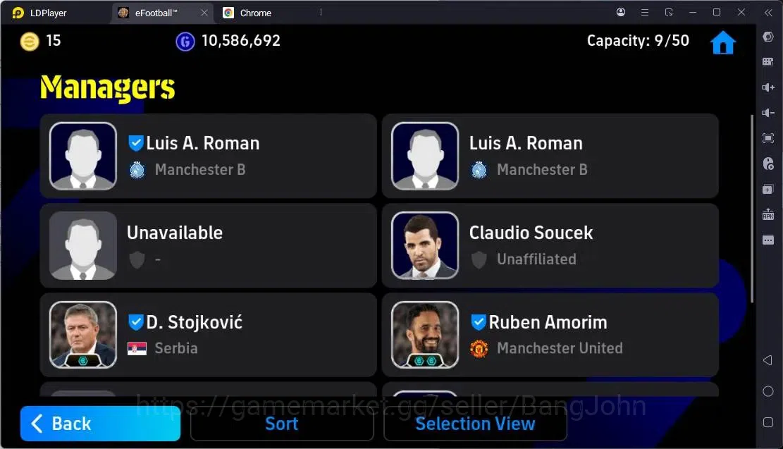eFootball Accounts Mobile|PW 3198|Legend Messi,Cruyff,Ronaldinho Etc| image 3