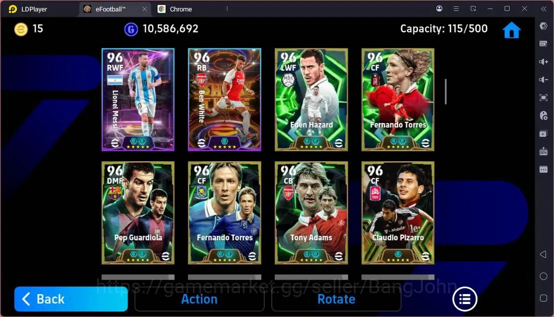 eFootball Accounts Mobile|PW 3198|Legend Messi,Cruyff,Ronaldinho Etc| image 7
