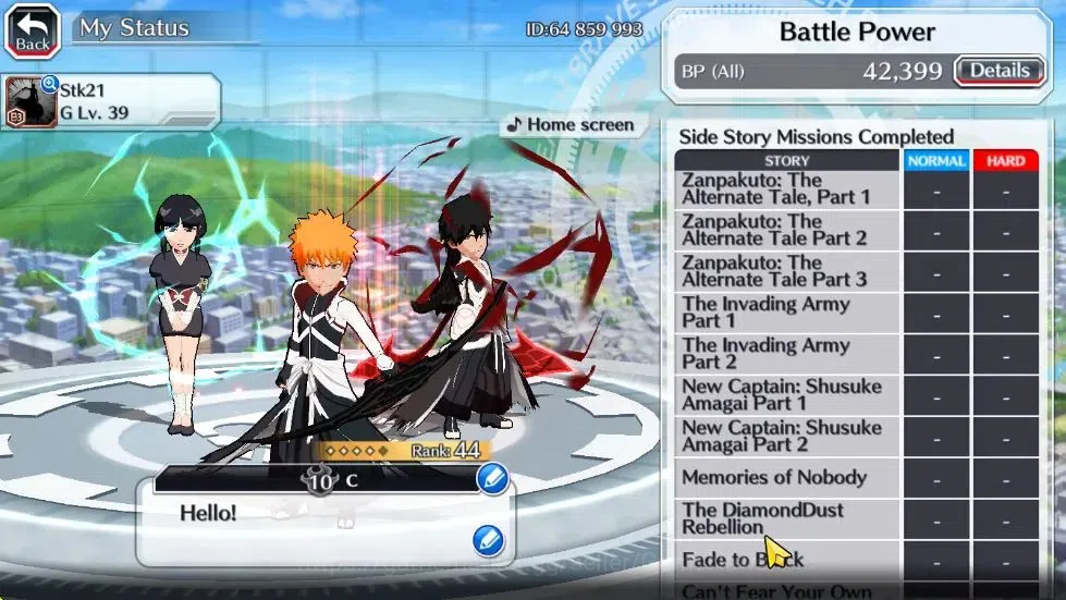 Bleach: Brave Souls Accounts Starter [GLOBAL]6K Orbs+Fresh All Story|2 Renewed Ichigo,TYBW Nemu, Renewed Aizen,Brave 6