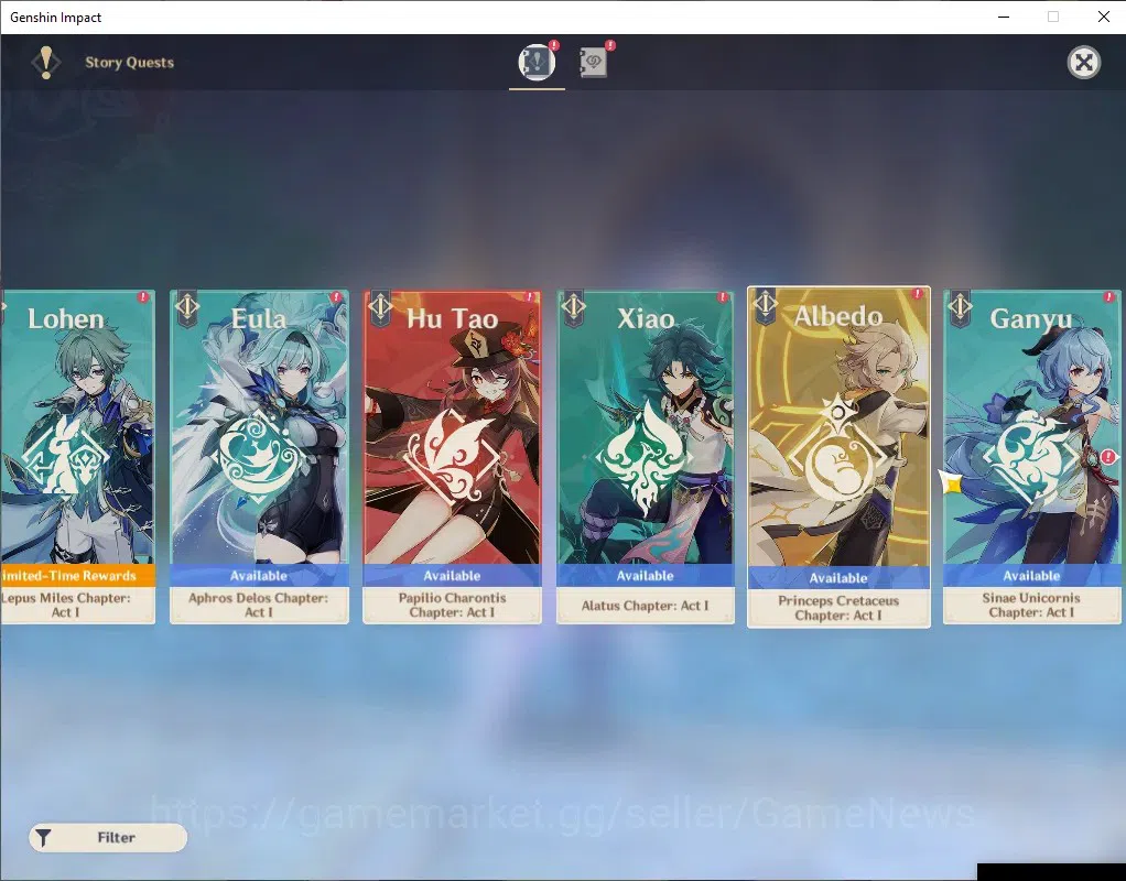 Genshin Impact Accounts ASIA|AR 55|3 Limited+ 4(*5 Weapon)|(Skirk,Escoffie image 17