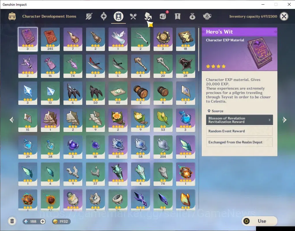 Genshin Impact Accounts ASIA|AR 55|3 Limited+ 4(*5 Weapon)|(Skirk,Escoffie image 7
