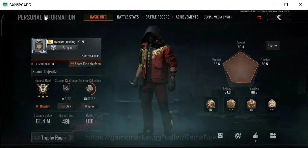 Arena Breakout Accounts MOBILE|Lv 30|SV 61.4M|CV 43.4M|SS AKM,ET AK-74N,QS image 2