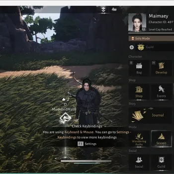 Where Winds Meet Accounts ASIA|1 Select On Harmonic Core|Lv55 MC Female|9518 Power|Nameless Sword|Stonesplit-Trength|1M