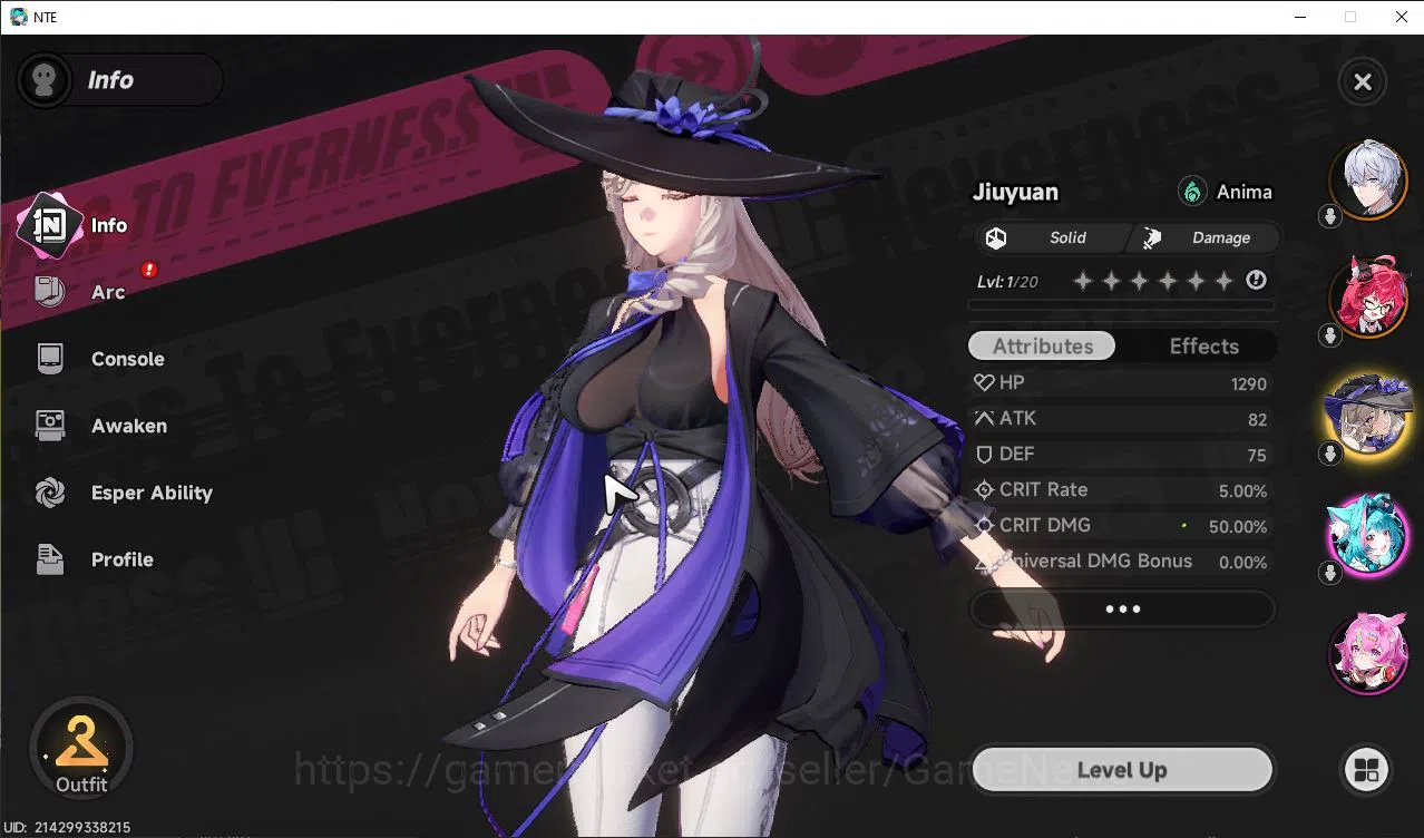 Neverness to Everness Accounts GLOBAL NA |HL 3| 2 SSR Limited [Nanally,Jiuyuan] | image 2