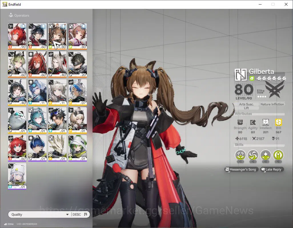 Arknights: Endfield Accounts ASIA|Lv 51|SSR 6(2Limit) [Laevatain+Sign,Ember P1] image 3