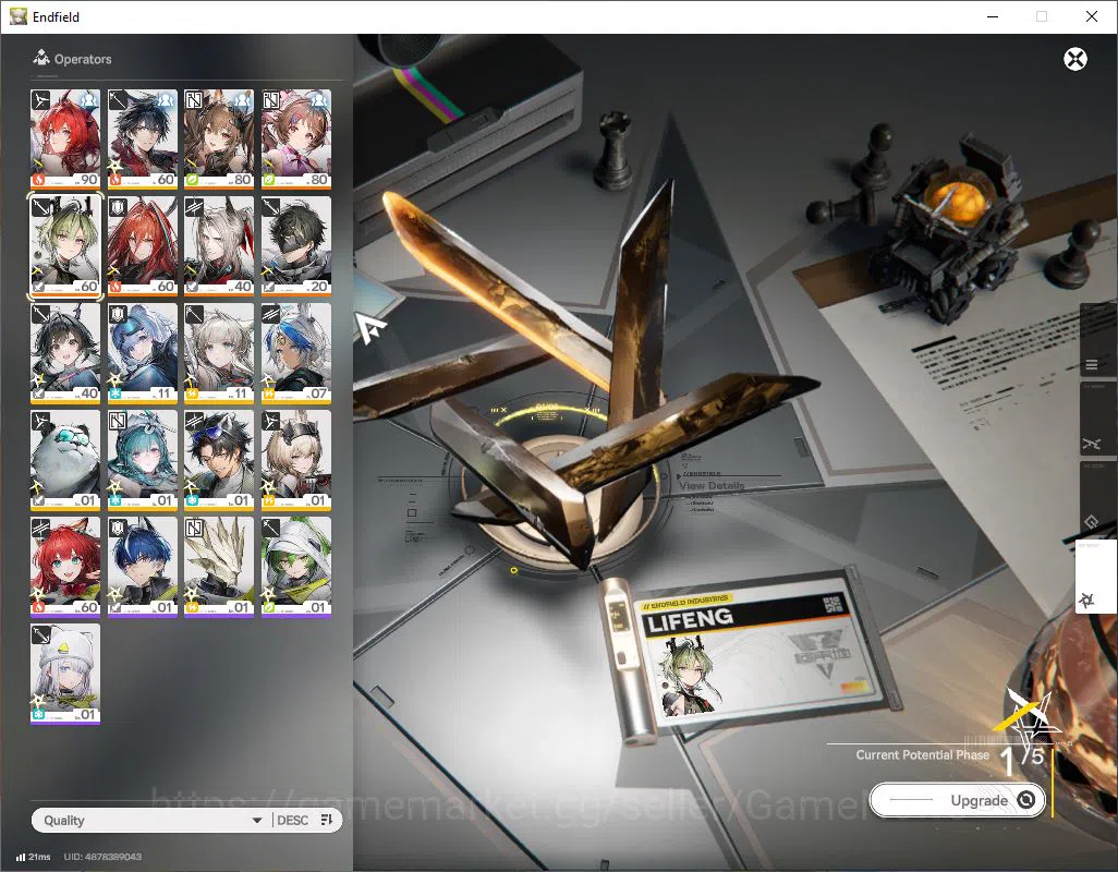 Arknights: Endfield Accounts ASIA|Lv 51|SSR 6(2Limit) [Laevatain+Sign,Ember P1] image 9
