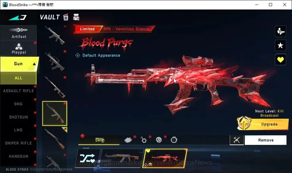 Blood Strike Accounts ASIA|ETERNAL DEagle|11 ULTRA|Collab 7DS[Kar98k,QBZ image 11