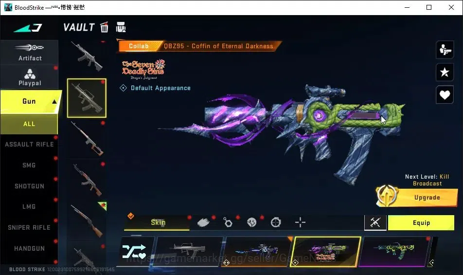 Blood Strike Accounts ASIA|ETERNAL DEagle|11 ULTRA|Collab 7DS[Kar98k,QBZ image 12