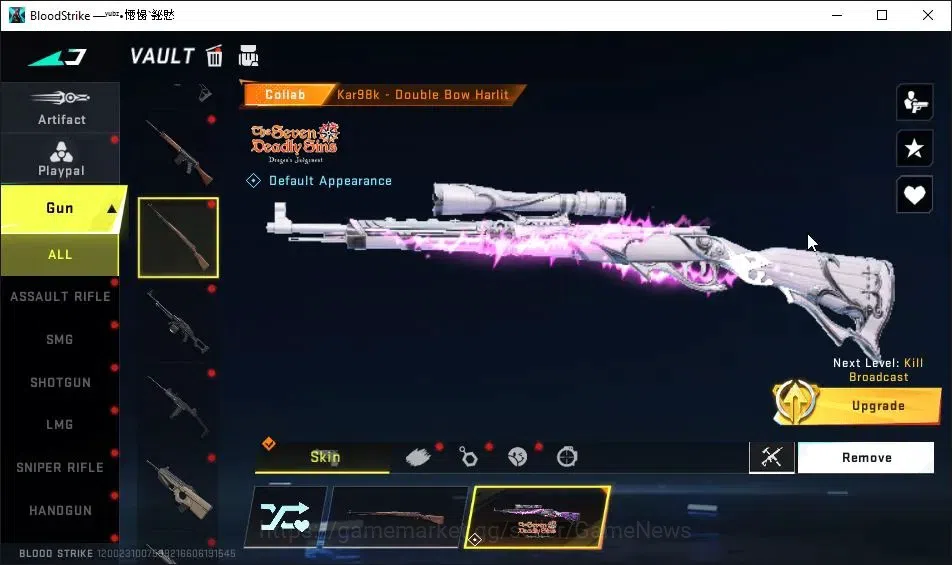 Blood Strike Accounts ASIA|ETERNAL DEagle|11 ULTRA|Collab 7DS[Kar98k,QBZ image 15