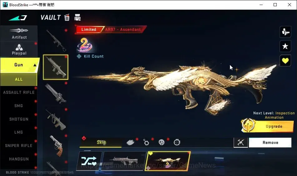 Blood Strike Accounts ASIA|ETERNAL DEagle|11 ULTRA|Collab 7DS[Kar98k,QBZ image 18