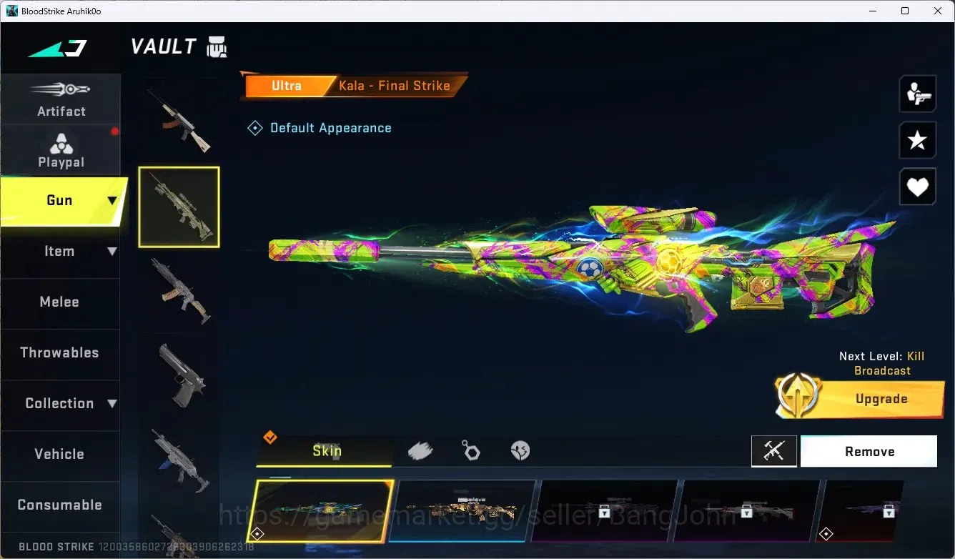 Blood Strike Accounts ASIA | 1 ETERNAL: Uzi-Scorpius | 3 ULTRA GUN | 1 U image 2