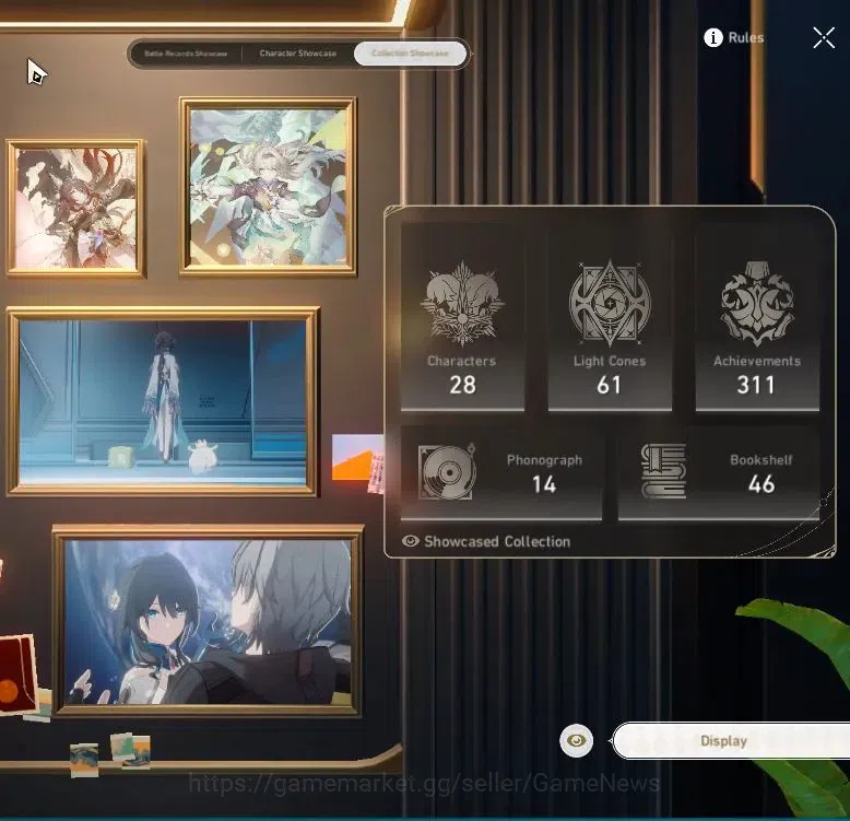 Honkai Star Rail Accounts Asia|TL 62|Free GI(10 Limit),ZZZ|8 Limited|(Firefl image 3