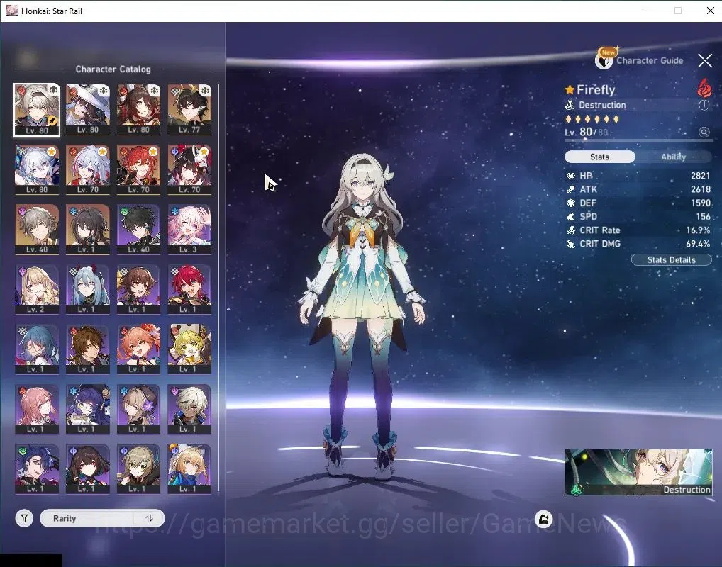 Honkai Star Rail Accounts Asia|TL 62|Free GI(10 Limit),ZZZ|8 Limited|(Firefl image 4