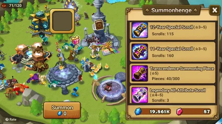 Summoners War: Sky Arena Accounts Starter GLOBAL | NB 5 TESHAR,Starter Gacha 115 12Y+160 11Y Scrool, 3 Legendary All 3
