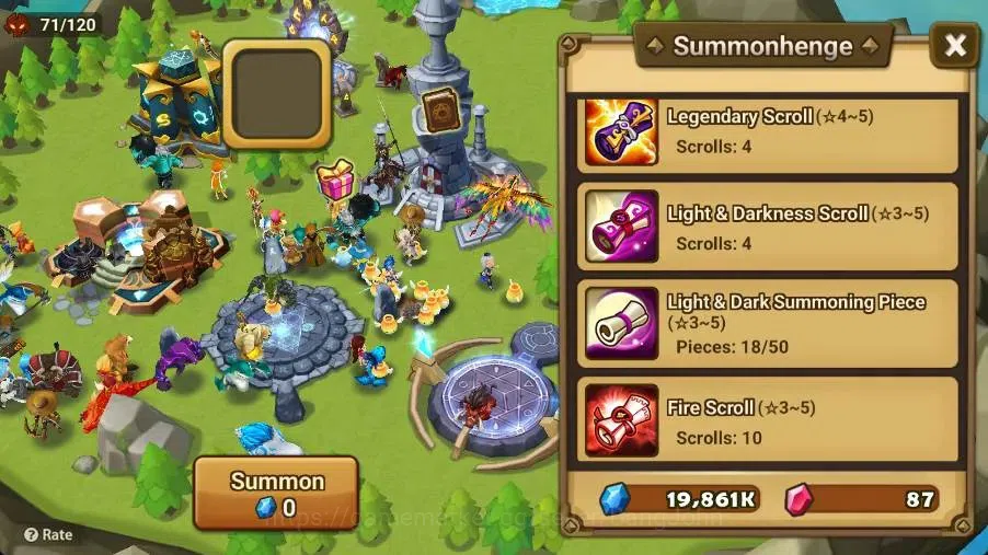 Summoners War: Sky Arena Accounts Starter GLOBAL | NB 5 TESHAR,Starter Gacha 115 12Y+160 11Y Scrool, 3 Legendary All 4